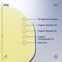 PSA Midnight Courage Rosehip & Bakuchiol Retinol Night Oil