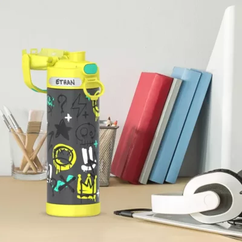 Thermos Grafitti Boy Stainless Steel 16oz. Water Bottle