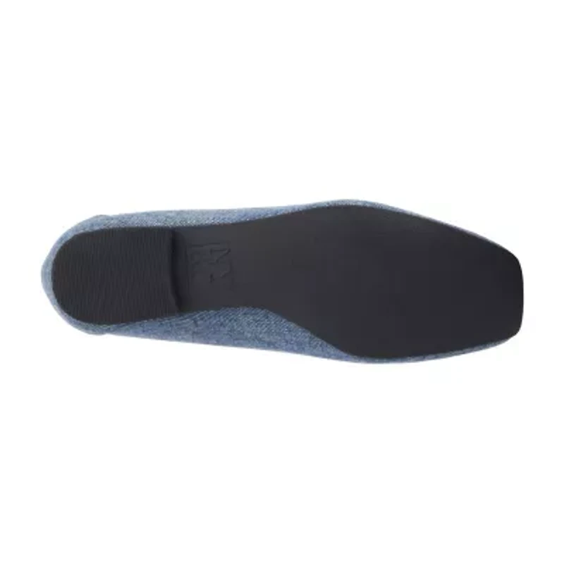 New York & Company Paulina Womens Square Closed Toe Ballet Flats