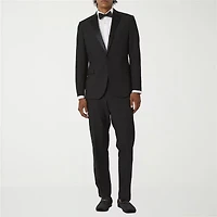 J. Ferrar Ultra Comfort Mens Stretch Fabric Classic Fit Tuxedo Pant