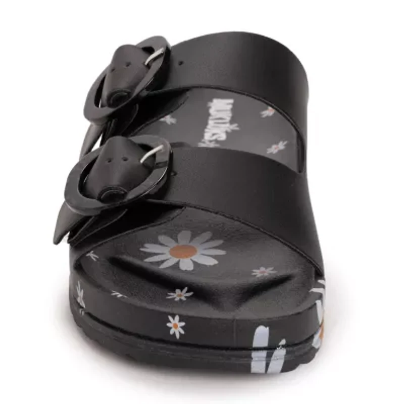 Muk Luks Womens Grand Cayman Sandal Adjustable Strap Flat Sandals