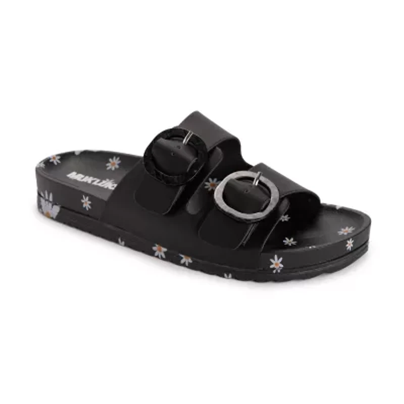 Muk Luks Womens Grand Cayman Sandal Adjustable Strap Flat Sandals