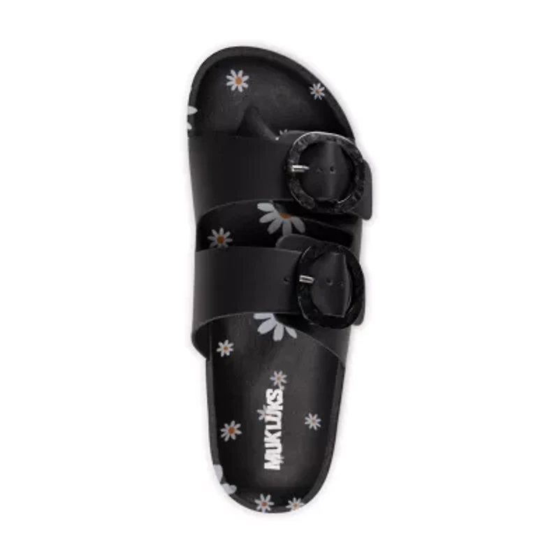 Muk Luks Womens Grand Cayman Sandal Adjustable Strap Flat Sandals
