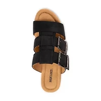 Muk Luks Womens Myra Heeled Sandals