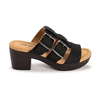 Muk Luks Womens Myra Heeled Sandals