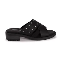 Muk Luks Womens Vittoria Sandal Criss Cross Strap Flat Sandals