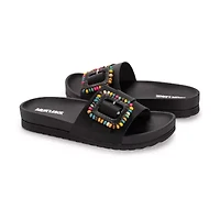 Muk Luks Womens Grand Colette Heeled Sandals