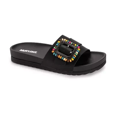 Muk Luks Womens Grand Colette Heeled Sandals