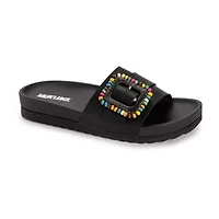 Muk Luks Womens Grand Colette Heeled Sandals