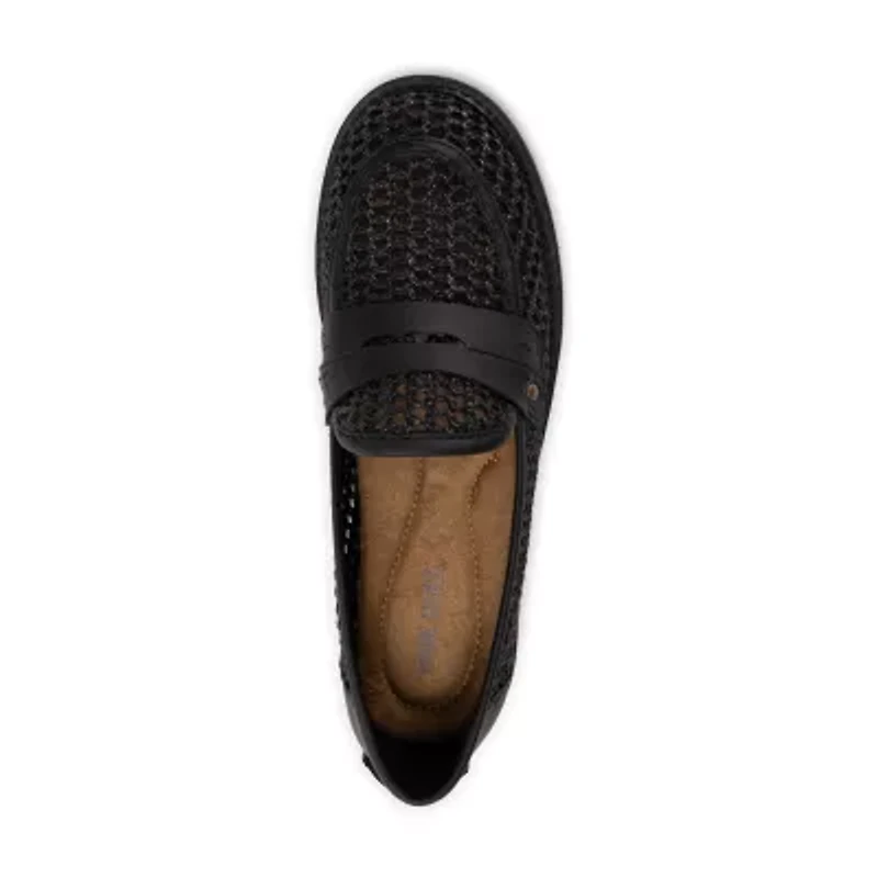 Muk Luks Vania Loafer Womens Moc Closed Toe Loafers