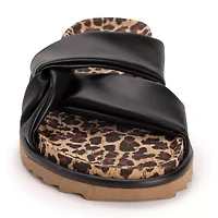 Muk Luks Womens Jazmine Sandal Flat Sandals