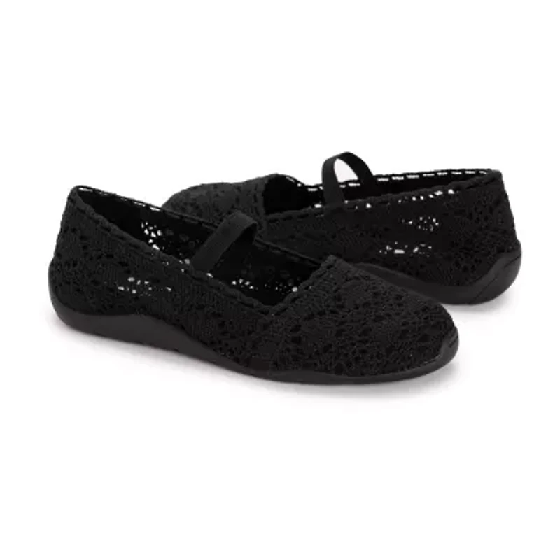Muk Luks Shelby Ballerina Shoe Womens Round Closed Toe Ballet Flats