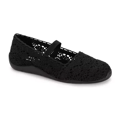 Muk Luks Shelby Ballerina Shoe Womens Round Closed Toe Ballet Flats