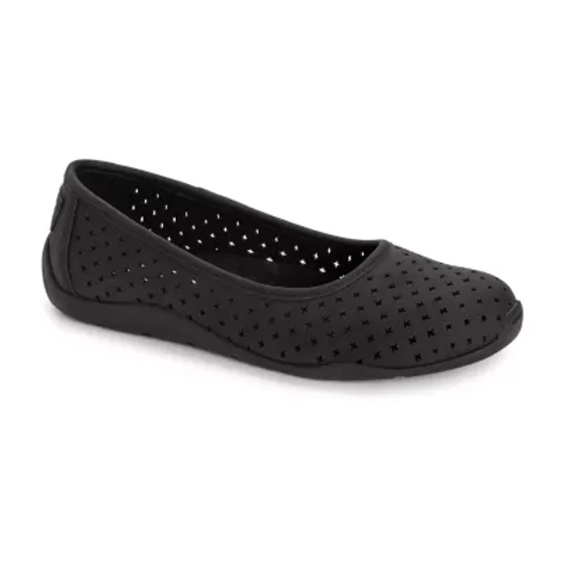 Muk Luks Solana Skimmer Shoe Womens Round Closed Toe Ballet Flats