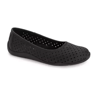 Muk Luks Solana Skimmer Shoe Womens Round Closed Toe Ballet Flats