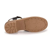 Muk Luks Vanilla Fisherman Womens Round Closed Toe Loafers