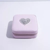 Mixit Faux Leather Jewelry Travel Case