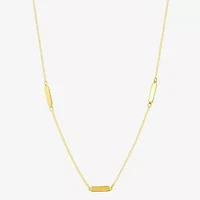 Gold Addiction Womens 10K Gold 16 Inch Link Chain Necklace