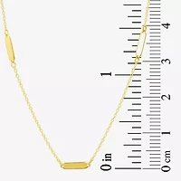 Gold Addiction Womens 10K Gold 16 Inch Link Chain Necklace