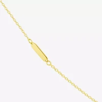 Gold Addiction Womens 10K Gold 16 Inch Link Chain Necklace