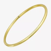 Gold Addiction Womens 10K Gold Bangle Bracelet