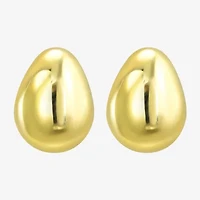 Gold Addiction 10K Gold 12mm Stud Earrings