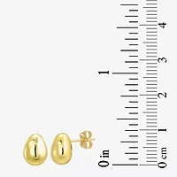 Gold Addiction 10K Gold 12mm Stud Earrings