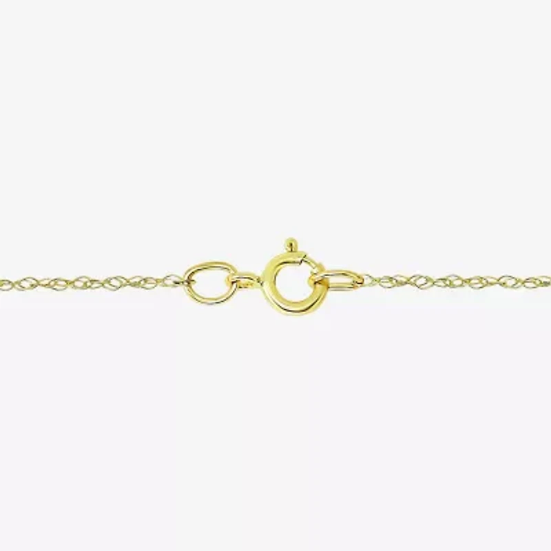 Gold Addiction Womens 10K Gold 18 Inch Pendant Necklace