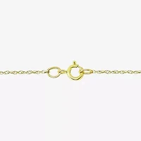 Gold Addiction Womens 10K Gold 18 Inch Pendant Necklace