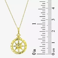 Gold Addiction Womens 10K Gold 18 Inch Pendant Necklace