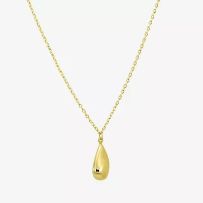 Gold Addiction Womens 10K Gold 16 Inch Pendant Necklace