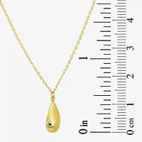 Gold Addiction Womens 10K Gold 16 Inch Pendant Necklace