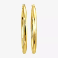 Womens 10K Gold Hoop Earrings