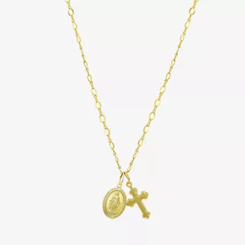 Religious Jewelry Guad Cross Girls Cross Charm Bracelet