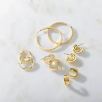 14K Gold Hoop Earrings