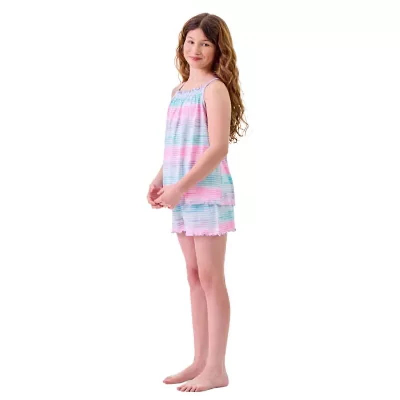 Dream Big Peace Out Little & Kid Girls Sleeveless 2-pc. Pajama Sets