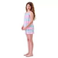 Dream Big Peace Out Little & Kid Girls Sleeveless 2-pc. Pajama Sets