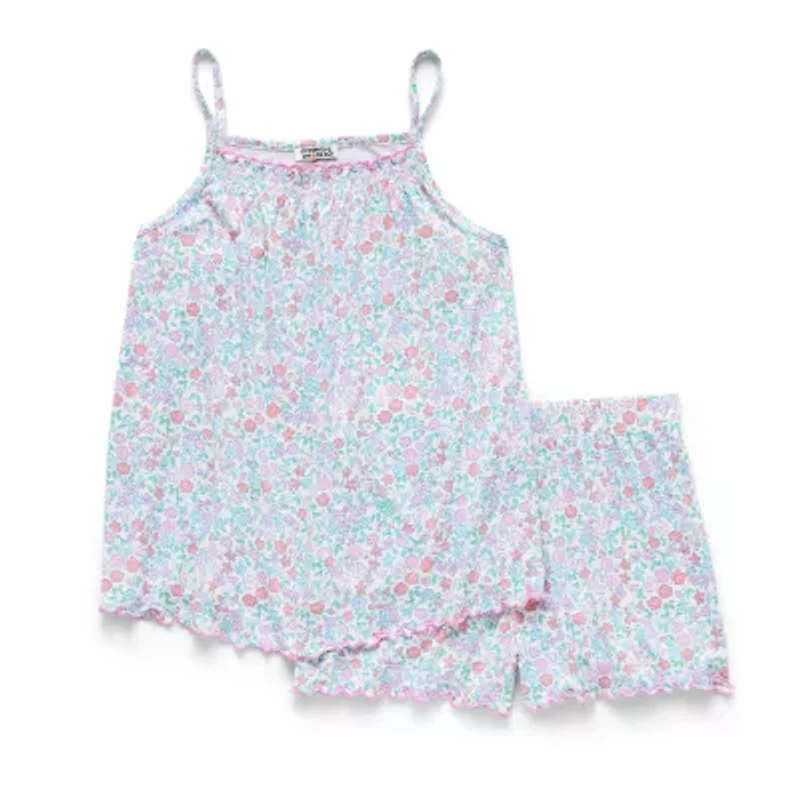 Dream Big Peace Out Little & Kid Girls Sleeveless 2-pc. Pajama Sets