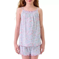 Dream Big Peace Out Little & Kid Girls Sleeveless 2-pc. Pajama Sets
