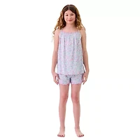Dream Big Peace Out Little & Kid Girls Sleeveless 2-pc. Pajama Sets