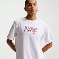 Nike Womens Crew Neck Short Sleeve Active T-Shirt
