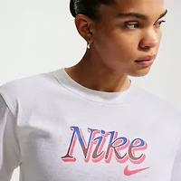 Nike Womens Crew Neck Short Sleeve Active T-Shirt