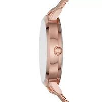 Skechers Womens Rose Goldtone Stainless Steel 3-pc. Watch Boxed Set Sr9029