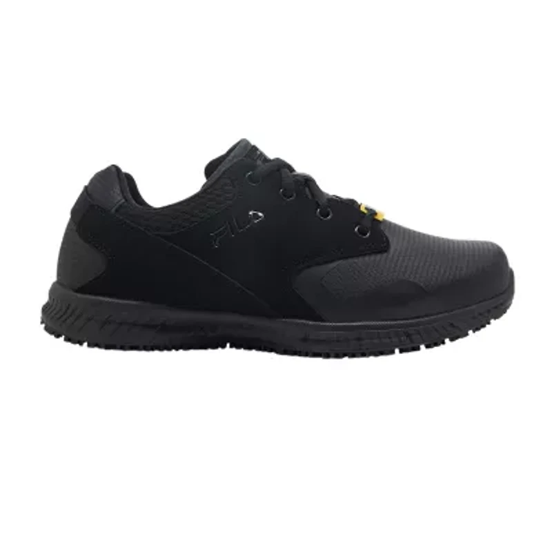 FILA Memory Layers Slip Resistant Womens Walking Shoes Wide Width