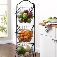 Gourmet Basics by Mikasa Metal Fruit Basket
