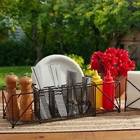 Gourmet Basics by Mikasa Baler Expandable Picnic Caddy