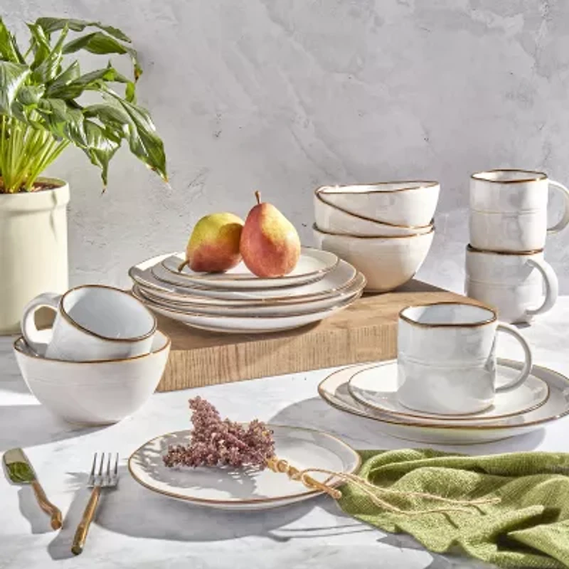 Tabletops Unlimited Geneva 16-pc. Stoneware Dinnerware Set