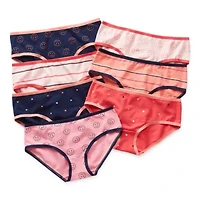 Thereabouts Little & Big Kid Girls 7 Pack Multi-Pack Hipster Panty