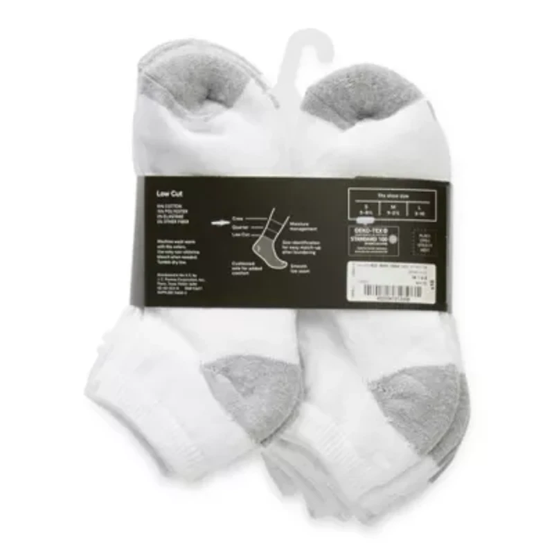 Xersion Little & Big Kid Boys Multi-Pack 10 Pair Low Cut Socks
