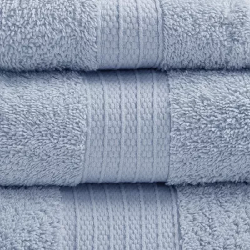 Madison Park Certified 100% Organic Cotton 6-pc. Solid Bath Towel Set